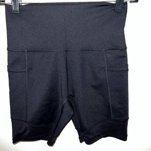 Aerie Biker Shorts with Mesh Details/ Mesh pockets